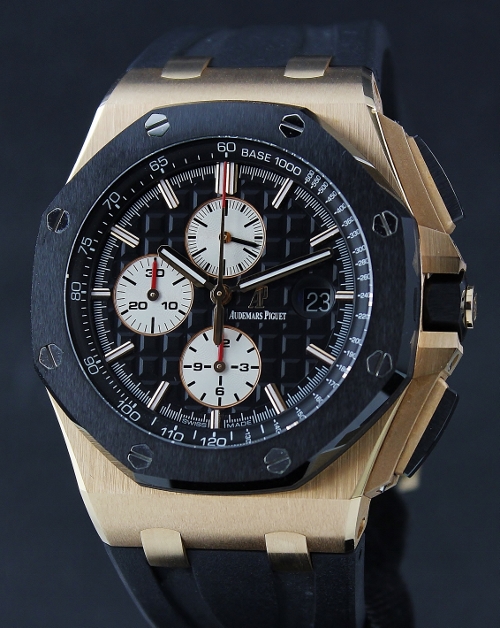 (image for) Like New Audemars Piguet Ceramic Bezel Chronograph 18k Rose Gold / 26400RO.OO.A002CA.01